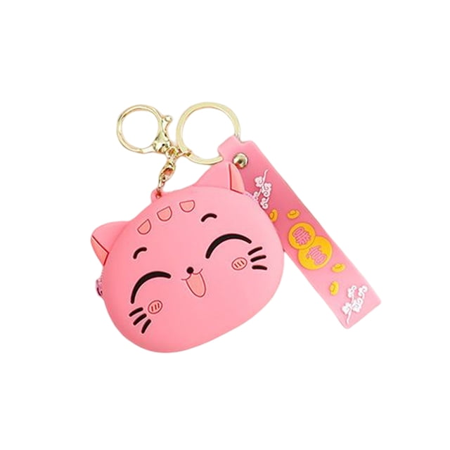sweethay Monedero de moda lindo diseño especial cambio monederos conveniente Casual pequeño llavero cartera colgante llaveros almacenamiento Ropa, zapatos y accesorios Miscelánea Rosado sweethay AP014253-02