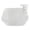 C, variant on Dish Soap Dispenser with Sponge Holder, 2-in-1 Press Type Liquid Soap Dispenser Bowl for Kitchen Sink, Countertop Organizer, Durable PET