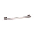 thumbnail image 2 of Lexora Home Bagno Lucido Stainless Steel 24" Towel Bar in Satin Nickel, 2 of 2