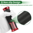 thumbnail image 4 of Unique Bargains 7/8" 22mm 15/16" 24mm Motorcycle Hand Grips Cover Kit Aluminum Alloy Rubber Handlebar End Grips Red 1 Set, 4 of 7