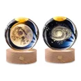 thumbnail image 2 of Lampara De Noche Led 3d Galaxia Bola Cristal, Sistema Solar, 2 of 8
