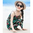 thumbnail image 2 of Robes Mère et Fille Vintage à Imprimé Floral à Bretelles Spaghetti à Col en V Robe Camisole de Plage, 2 of 4