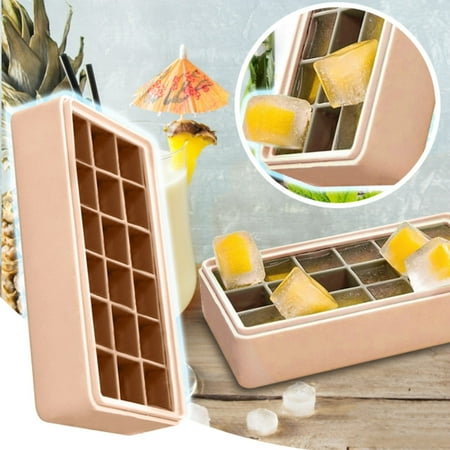 

Molds Cocktail Flexible Silicone For Freezer Release Ice For Whiskey Ice 18 Ice Stackable Easy Tray Trays Ice Cube Mold TANGNADE