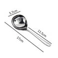 thumbnail image 2 of Small Ladle for Sauce Stainless Steel Serving Ladle Silver Gravy Ladle, 2 of 5