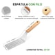 thumbnail image 3 of Juego 2 espátulas de acero inoxidable con mango de madera Elly Decor ELL-ESA-01, 3 of 6