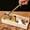 White, variant on Macadamia Nut Opener, Fresh Pecan Nut Clip, Wooden Sheller, Ergonomic Handle, Easy to Use, for Outdoor Picnic Home