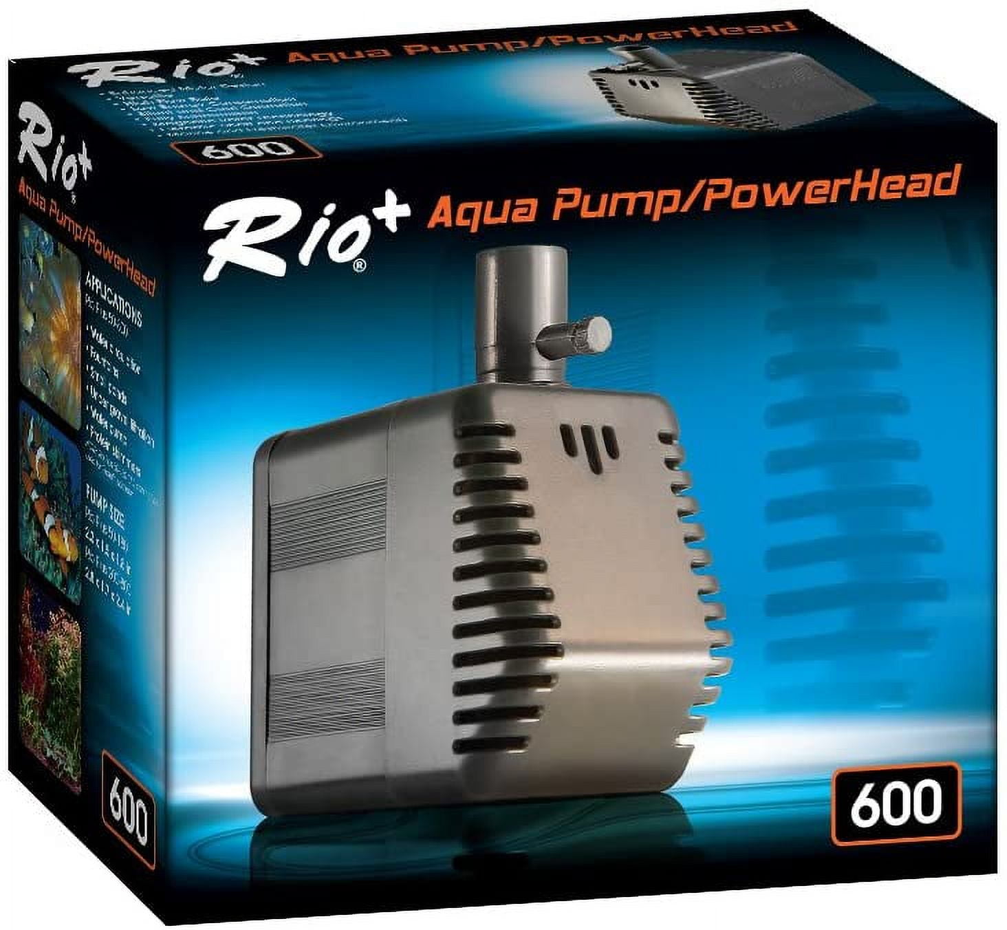 Rio Plus 600 Aqua Pump/Powerhead - 200 Gallons per Hour, 9.5 Watts 