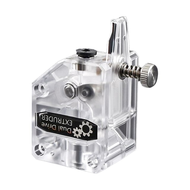 Extruder Kit Dual Drive Internal Gear 3D Printer Flexible Filament Repairing Extrusion Maintenance Part Accessories Transparent