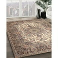 thumbnail image 2 of Ahgly Company Indoor Rectangle Traditional Chestnut Brown Medallion Area Rugs, 4' x 6', 2 of 6