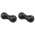 thumbnail image 1 of Massage Spiky Ball Peanut Peanut Roller para reflexología de estrés Negro, 1 of 4