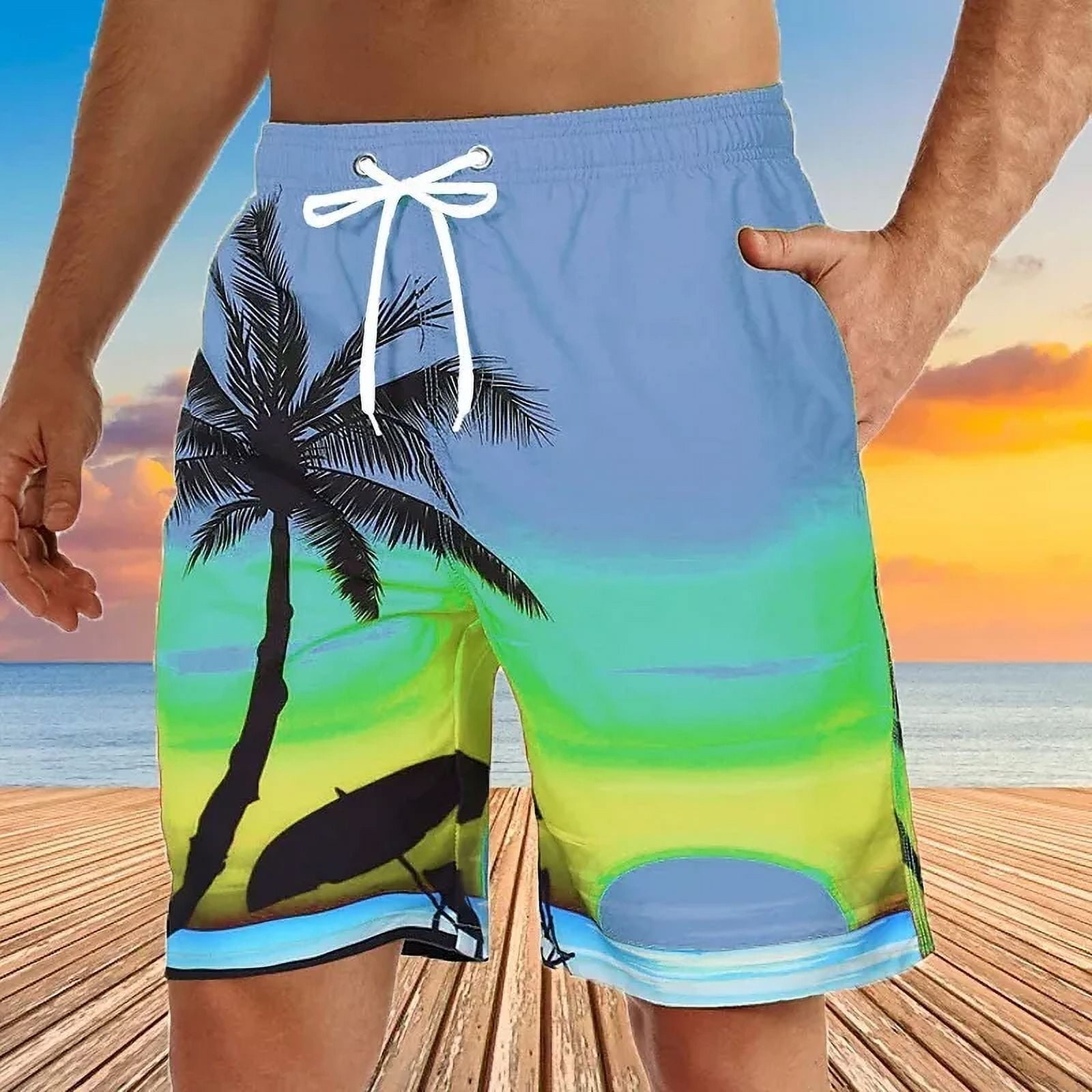 Short Para Hombres De Playa Short Playero Shorts De Playa Para