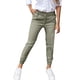thumbnail image 1 of Pantalones deportivos informales de mujer de cintura alta y color liso con bolsillo - Leggings cortos, cintura elástica, para todas las estaciones - S-XXL, 1 of 7