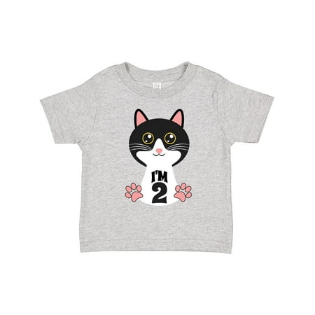 

Inktastic 2nd Birthday Cat 2 Year Old Girl Gift Toddler Toddler Girl T-Shirt