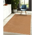 thumbnail image 4 of Polka Dots Decorative Rug, Tiny Little Retro Circles Vintage Style Geometric Round Motifs Composition, Quality Carpet for Bedroom Dorm and Living Room, 6 Sizes, Persian Orange, by Ambesonne, 4 of 4