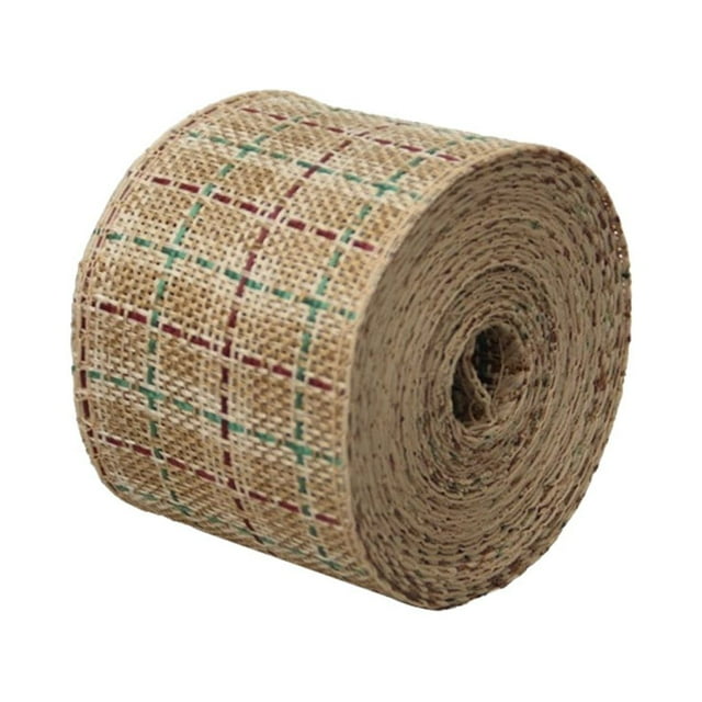 Christmas Ribbon Portable Party Decoration Classic Plaid House Decorations Exquisite Decorative Accessories for Celebration 5 Width 5cm