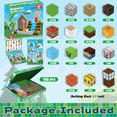 thumbnail image 3 of Magnetic Blocks-100PCS Magnetic Building Blocks Magnet Cube Toys Stacking, Build Forest World Set, STEM Montessori Sensory Toys for Kids Boys Girls Age 3 4 5 6 7 8 9 10 Birthday Gifts, 3 of 7