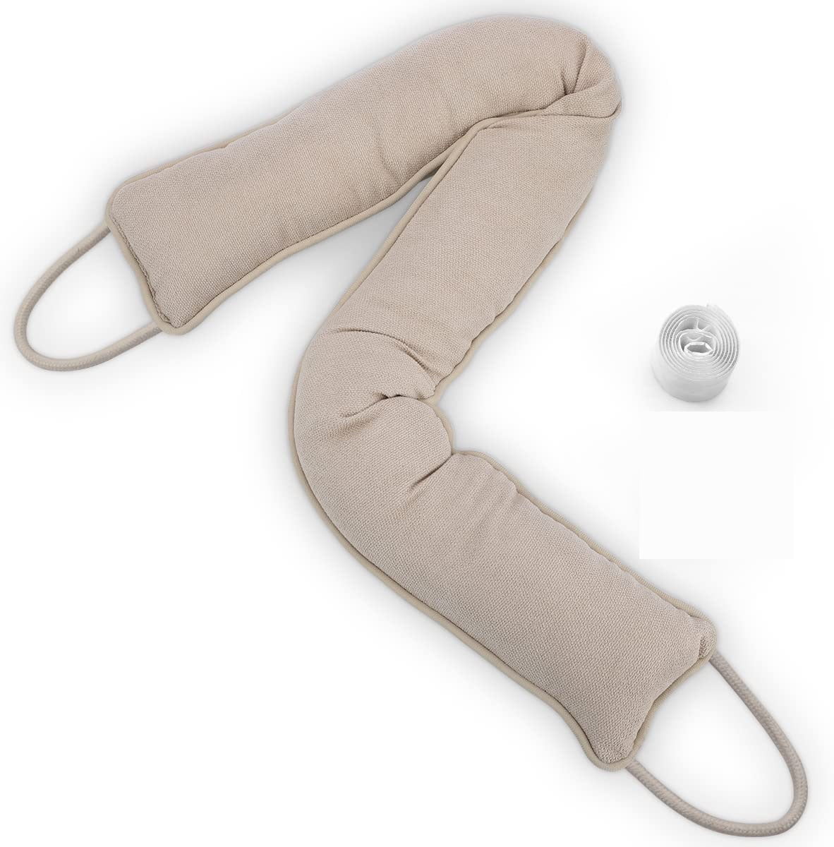 Door Draft Stopper 37”, Weighted Under Door Noise Air Blocker, Heavy