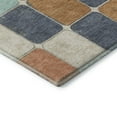 thumbnail image 3 of Addison Rugs Mayfield Premium Machine Washable Transitional Geometric Rust Rectangle Rug, 9' x 12', 3 of 7