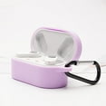 thumbnail image 5 of Kripyery 1 Set Earphone Cover with Carabiner Shock Absorption Scratch Resistant Oil Proof Accurate Hole Position Headset Case for Oneplus Buds N, 5 of 8