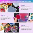 thumbnail image 3 of 144PCS Natural Dried Pressed Flowers for Resin,Dry Flower Bulk Natural Herbs Kit for Candle,Epoxy R, 3 of 5