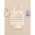 thumbnail image 4 of hirigin Baby Girls Spring Autumn Outfit Long Sleeve O Neck Knitted Dress/Tops or Sleeveless Sling Romper, 4 of 9