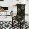 thumbnail image 5 of Removable & Protective for Home, Wedding, Hotel Events Polyester Printed Elastic Chair Covers, 5 of 8