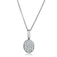 thumbnail image 1 of Alamode 3W716-16Plus3 Pendentif Chaîne en Laiton Rhodié avec AAA Grade CZ en Clair - 16 & 3 Po., 1 of 1