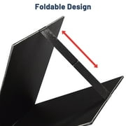 WeChef 5 pack 4x6 Table Tent Restaurant Menu Holders Double-Sided A-Frame PU leather Drink Dessert for Bar Hotel
