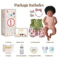 thumbnail image 4 of BABESIDE Reborn Dolls Black -20Inch -Soft cloth Body & Curls -Dolls African American Dolls Cloth Body with Gift Box for Kids, 4 of 7