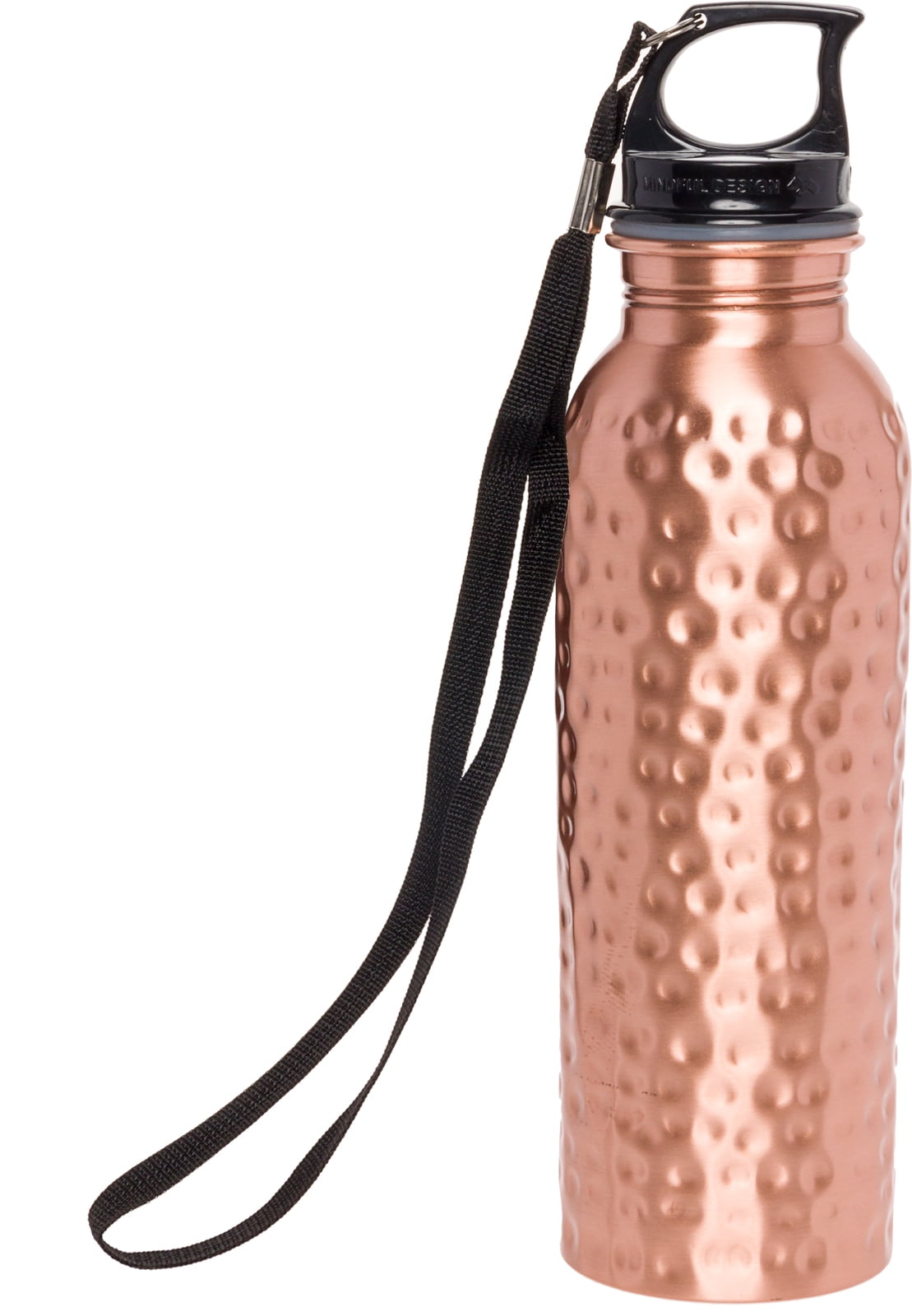 Vintage Hammered 100/% Copper And 2 Glass Water Bottle Health Ayurveda Leak Proof