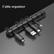 thumbnail image 2 of Fijador de Cables USB, Organizador de gestión de Cables, Clip de Cables para oficina, escritorio, teléfono, enrollador de silicona, 2 of 4