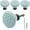 Sky Blue, variant on Light Blue Ceramic knobs, Kitchen Cabinet Knobs, Retro Dresser Knobs, Drawer Knobs, Furniture Knobs and Pulls for Drawer, Dressers, Cupboard, Closet, 34mm / 1.3Inch Diameter(10Pcs)
