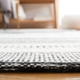 thumbnail image 5 of SAFAVIEH Kilim Adam Striped Polyester Area Rug, Ivory/Black, 8' x 10', 5 of 9