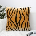 thumbnail image 6 of YFYANG Square Decorative Throw Pillow Case (Without Pillow Insert), Tiger Stripes Bedroom Sofa Car Cushion Cover, 16"x16", 6 of 9
