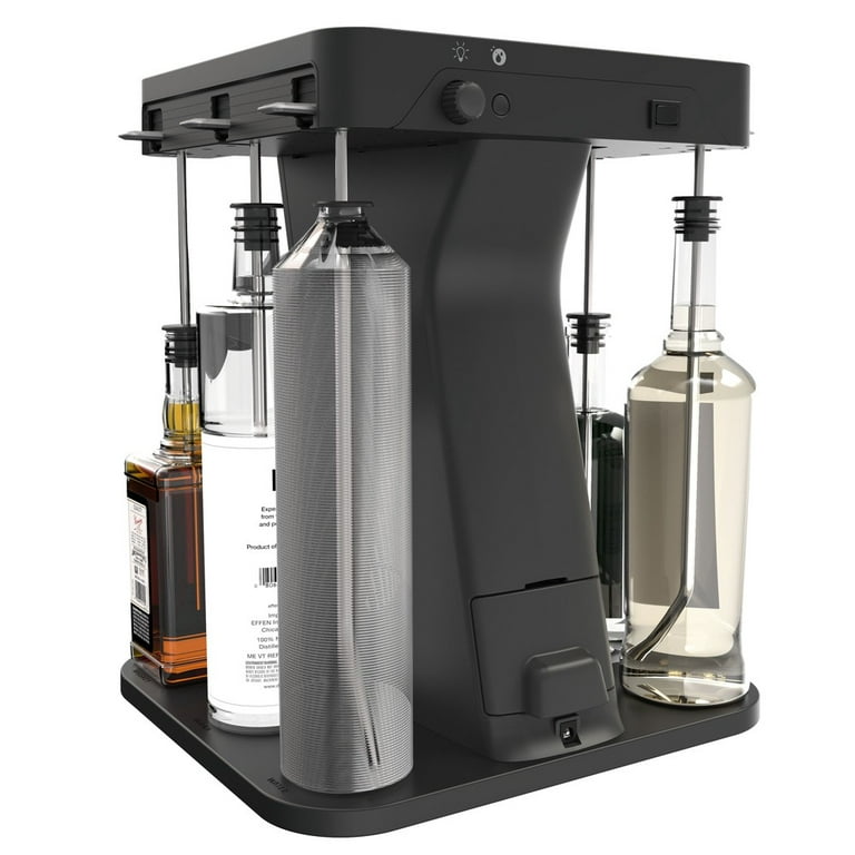  bev by BLACK+DECKER Cordless Cocktail Maker Machine and Drink  Maker for Bartesian capsules (BCHB101) & bev by BLACK+DECKER Cocktail Maker  Glass Liquor Dispenser Bottles, Dishwasher: Home & Kitchen