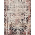thumbnail image 1 of Ahgly Company Indoor Rectangle Abstract Mauve Taupe Purple Abstract Area Rugs, 7' x 9', 1 of 6