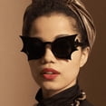 thumbnail image 4 of Gafas de sol divertidas de estilo hip hop con forma de murciélago, gafas de sol con forma de mariposa y lazo para discoteca, modernas para mujer, 4 of 5