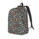 thumbnail image 1 of Balery Alphabet Mochila Clásica Impresa Básica para Viaje, Mochila Escolar Resistente al Agua, Mochila de Lona con Correas Ajustables-Small, 1 of 5
