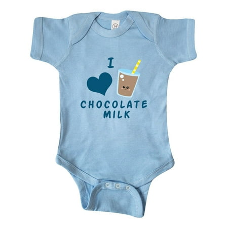 

Inktastic I love chocolate milk Gift Baby Boy or Baby Girl Bodysuit