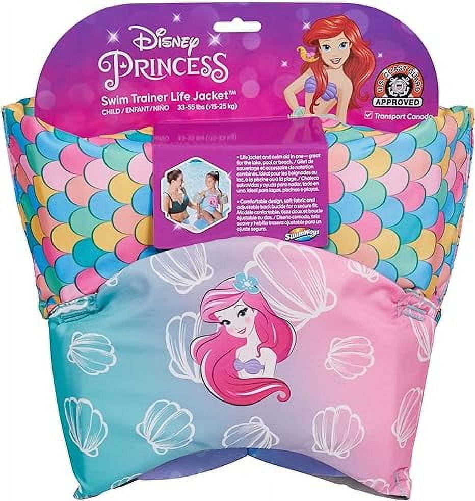 SwimWays Girls Swim Trainer Life Jacket Multicolor, 10.4 oz