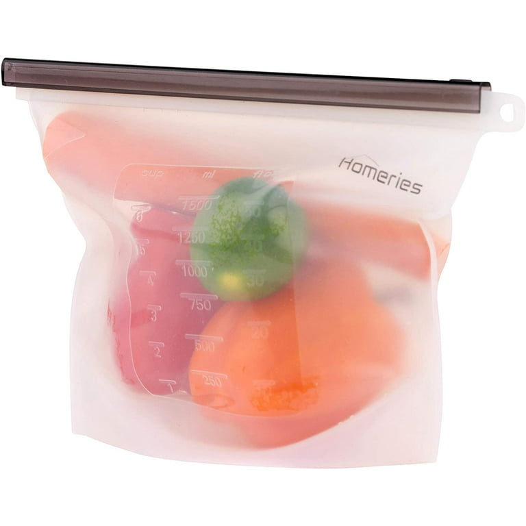 15 Pack Vacuum Sealer Zipper Bags, Sous Vide Bags, Reusable Vacuum Food  Storage Bags with 3 Sizes, Freezer Bags, Reusable Snack Bags for Kids  Travel/Kitchen Storage (BPA Free) 