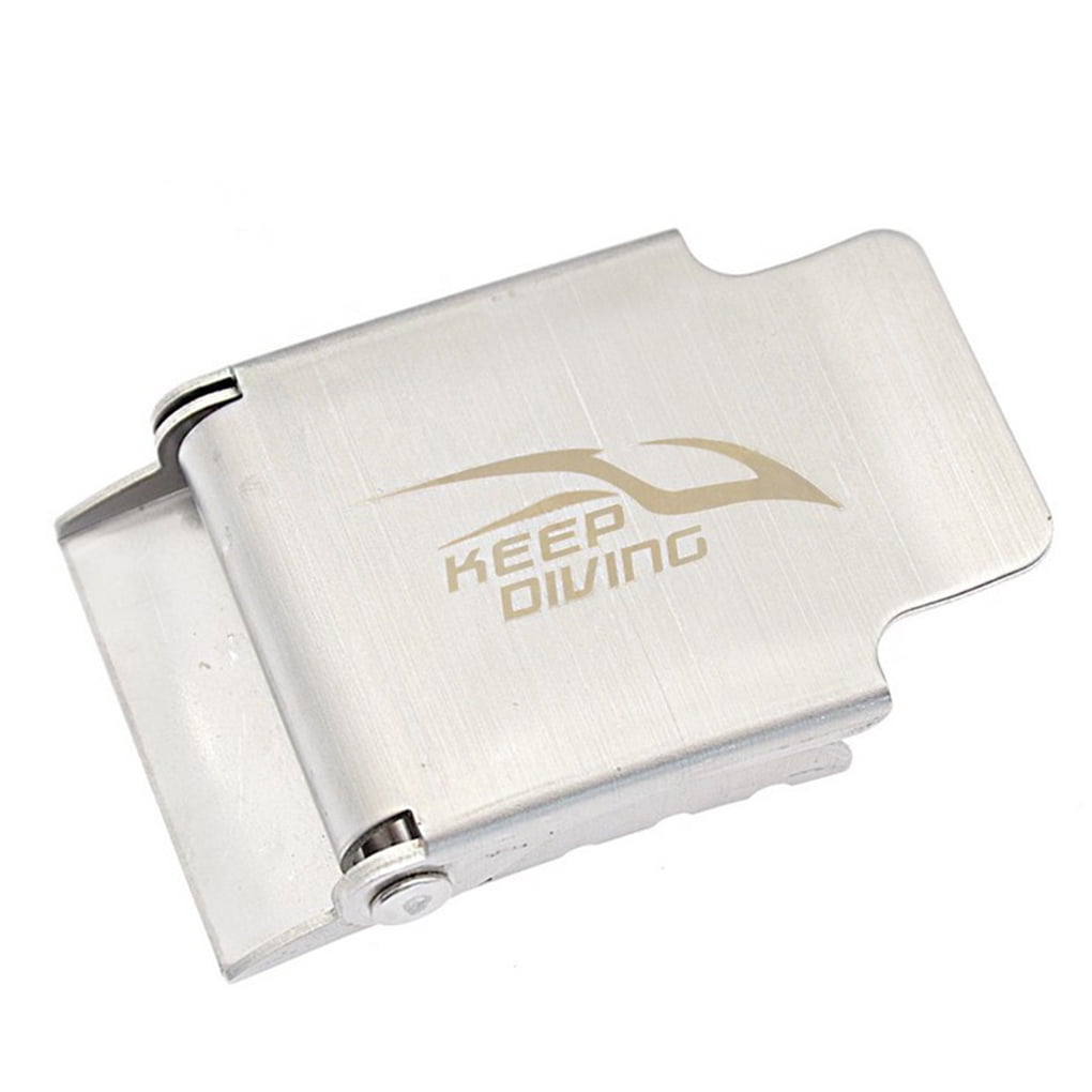 Keep Diving Stainless Steel Weight Belt Buckle Resuable Quick Release BCD bing Waist Keeper