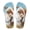 Cute Highland Cow Sheep, variant on Chririnla Galaxy Horse Print Flip Flops Kids Summer Slide Sanals US 10 Slip on Thong Sandals Anti Slip for Bath Shower Beach