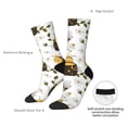 thumbnail image 4 of Logiee Honey Bee Insect Print Adult Socks for Men & Women,Calf Socks, Ankle Socks,Boots Socks,Breathable Casual Sock,Unisex Crew Socks, 4 of 6