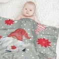 thumbnail image 6 of Yibo St.Patrick's Day Gnome Blanket Gifts for Adults Women Soft Warm Flannel Blanket for Couch Bed Travel for Family, 6 of 8