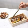 thumbnail image 3 of Shoreew Adjustable Nut Sheller Cracker Tool with Wooden Base Plate for Walnuts Almonds Pecans Stainless Steel Lever Nut Opener for Hazelnuts Macadamia, 3 of 6