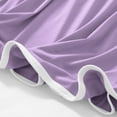 thumbnail image 5 of Nightgown For Women Casual Solid Color Round Neck Mid Calf Sleepwear Soft Cozy Lightweight Modal Homewear Dress Purple L, 5 of 7
