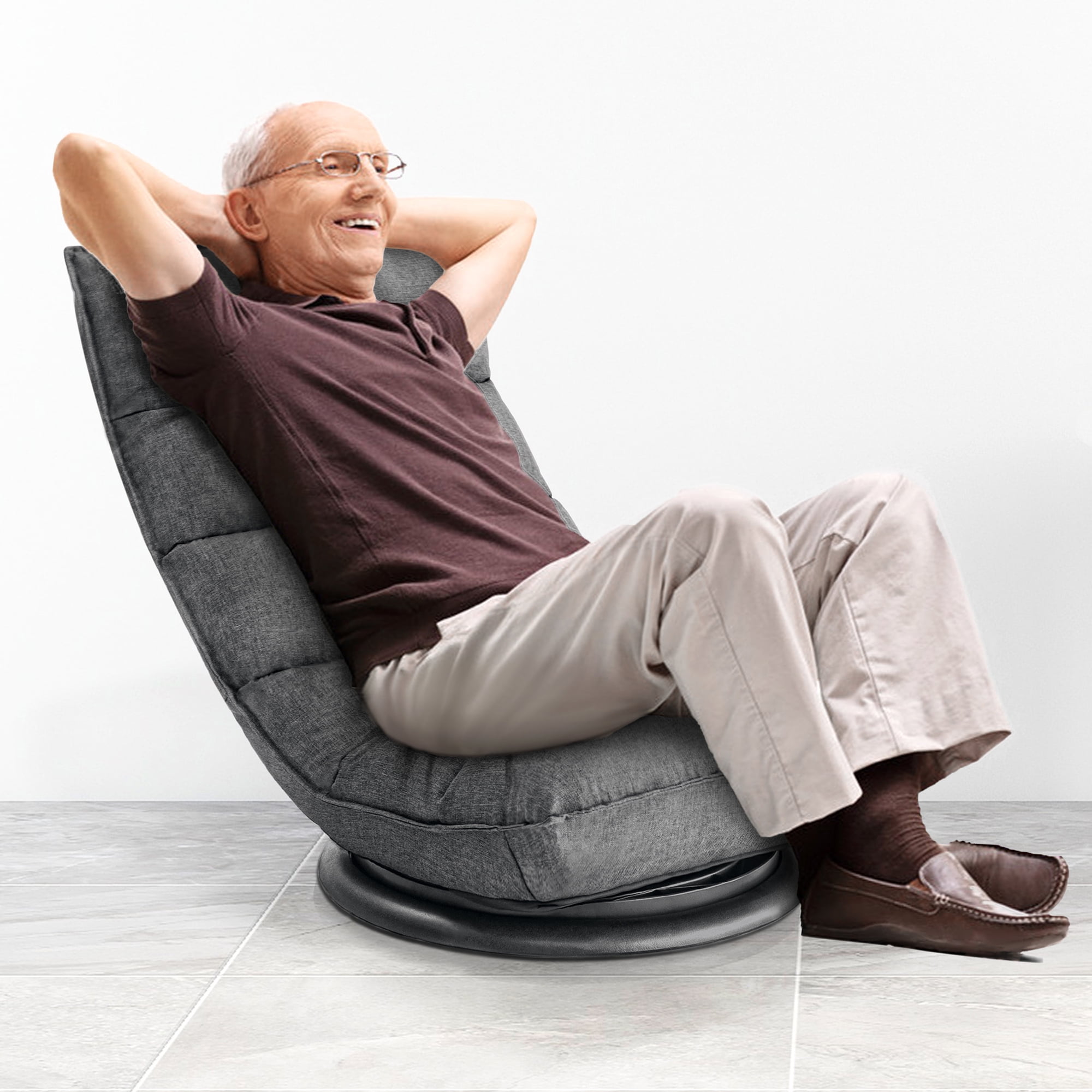 BigRoof 14Position Memory Foam Folding 360 Swivel Adjustable Gaming