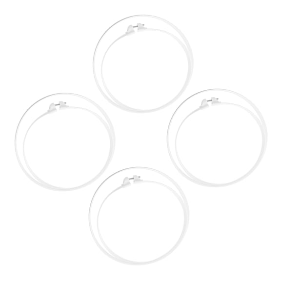 WEAVILUX White Fan Replacement Kit for Pedestal Table and Wall Fans Easy Installation with Sturdy Design 4pcs