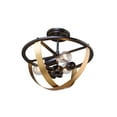thumbnail image 2 of Artcraft Lighting - Capri-3 Light Semi-Flush Mount in Transitional Style-15, 2 of 2